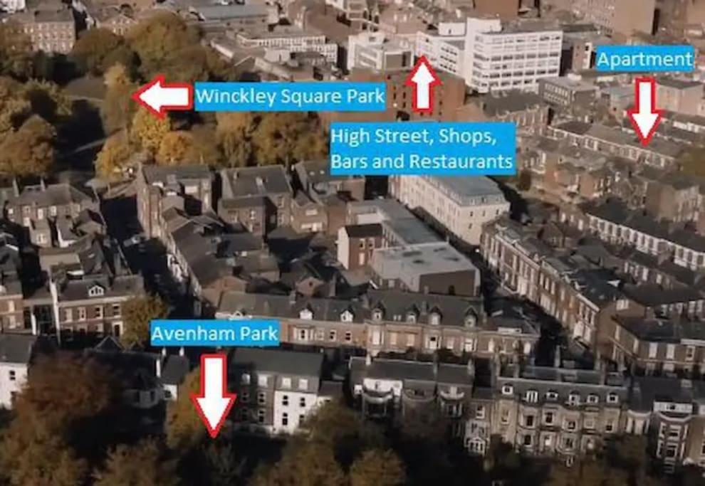 Large 2 Bedroom Centre + Parking